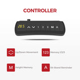 SANODESK 71-Inch Large Dual Motor L-Shaped Electric Height Adjustable Standing Desk - Reversible Panel - White Top/Black Frame - Ideal for Gaming, Home Office or Computer Workstation SANODESK