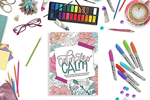 Anxiety Coloring Book for Teens & Adults to Reduce Stress and Anxious Thoughts WoodArtSupply