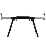 PioneerWorks Miter Saw Stand, 440 Lbs Load Capacity Saw Stand with Durable Iron Skeleton frame, , 76-4/5'' Max Sliding Rail, Quick to Install and Remove, Compatible & Portable, Compatible with Most PioneerWorks