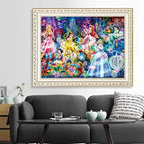 Better Selection Six Princesses Diamond Art Kit for Adults, 5D Full Drill DIY Arts & Crafts Bling Artwork Decor Gift Set with Crystal Rhinestone Gems 13.8x17.7 inch Better Selection