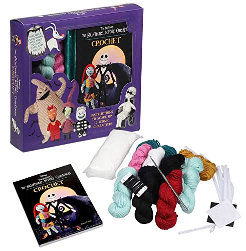 Disney Tim Burton's The Nightmare Before Christmas Crochet (Crochet Kits) WoodArtSupply
