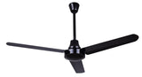 Canarm CP48D10N 48-Inch Industrial DC Ceiling Fan, High-Performance, Black, Downrod Mount, Energy-Efficient Cooling for Commercial & Residential Use Canarm