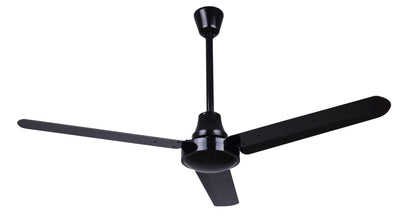 Canarm CP48D10N 48-Inch Industrial DC Ceiling Fan, High-Performance, Black, Downrod Mount, Energy-Efficient Cooling for Commercial & Residential Use