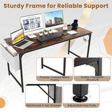 Giantex 30 FT Conference Table with Charging Station, 6 PCS 60" x 24" Rectangular Large Meeting Room Desk with Storage Bag & Hook, Space Saving Seminar Table, Modern Office Computer Desk for 12 People Giantex