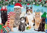 Buffalo Games - Meowy Christmas - 300 Piece Jigsaw Puzzle for Adults -Challenging Puzzle Perfect for Game Nights - Finished Size is 21.25 x 15.00 Buffalo Games