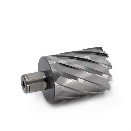 OSCARBIDE Annular Cutter 1-7/8 inch Cutting Diameter,2 inch Depth of Cut,3/4 inch Weldon Shank,2 Flat Mag Drill Bit with Pilot Pin for Magnetic Drill Press,1 Piece OSCARBIDE