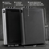 STOPBOX Gun Safe Alternative - Tactical Handgun Storage, Instant Access Portable Gun Case, TSA Compliant Gun Lock Box for Quick Handgun Access | Black - 2PK (Full-Size Only) StopBox USA