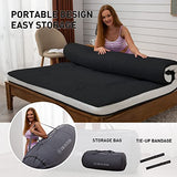 Dr.Futon Japanese Floor Futon Mattress Extra Thick Folding Roll Up Bed Topper Mat for Guest,Lounger and Tavel Dr.Futon