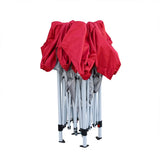 Panana Pop Up Gazebo 10''x10'' Waterproof Outdoor Garden Marquee Awning Party Tent Canopy and Carry Bag 3 X 3m(Red) Panana