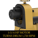 Powermatic 22-Inch Drum Sander, 1-3/4 HP, 1Ph 115V (Model PM2244) Powermatic