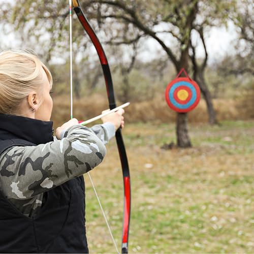 VEVOR Straw Archery Target, 3 Layers 20" Arrow Target, Traditional Solid Round Archery Target Shooting Bow, Hand-Made Arrows Target, Coloured Rope Target for Backyard Outdoor Hunting Shooting Practice VEVOR