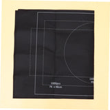 Sosoport Black Puzzle Mat Roll Up Portable Felt Play Mat for Up Inflatable Tube and Fixing Bands Storage for Jigsaw Puzzles Sosoport