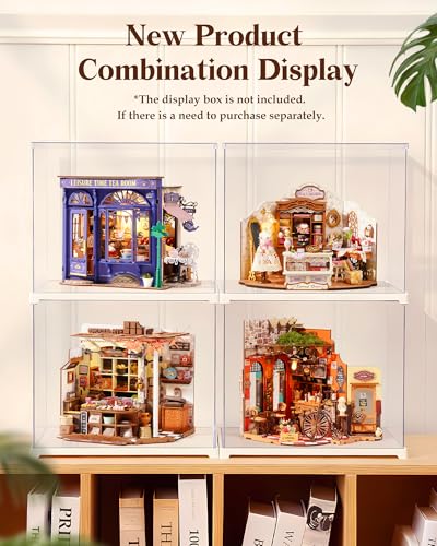 Rolife DIY Miniature House Kit Elsa's Tailoring, Mini Dollhouse Kit for Adults, Mini Room Building Kit for Teens, DIY Craft Kits for Parents Friends Girls Boys (Elsa's Tailor Shop)