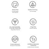 Official Creality Wood Filament PLA, Wood PLA 3D Printer Filament 1.75 mm, More Than 30% Real Wood, Smooth Silk Texture, Toughness, 1kg(2.2lbs)/Spool 3D Printing Filament, for All FDM Printers (Wood) Creality