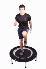 Maximus Life Bounce & Burn Foldable Indoor Mini Trampoline Rebounder USA for Adults | Fun Way to Lose Weight and get FIT! Plus Rebounding Exercise DVD | Optional Handle Bar | Already Assembled MXL MaXimus Life