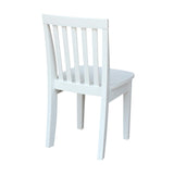 International Concepts Mission Juvenile, Linen White Children's Chair IC International Concepts