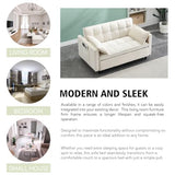 3 in 1 Convertible Sleeper Sofa Bed, 55'' Full Size Corduroy Pull Out Futon Couch Recliner with Reclining Backrest & 2 Pillows, Small Loveseat Lounge Couches for Small Spaces (Beige) MWrouqfur