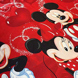 Haru Homie 100% Cotton Kids Reversible Printing Mickey Mouse Couples Duvet Cover 2PCS Bedding Set with Zipper Closure, Twin(No Comforter) Haru Homie