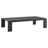 Modway Tahoe Aluminum Outdoor Patio Coffee Table in Gray Modway
