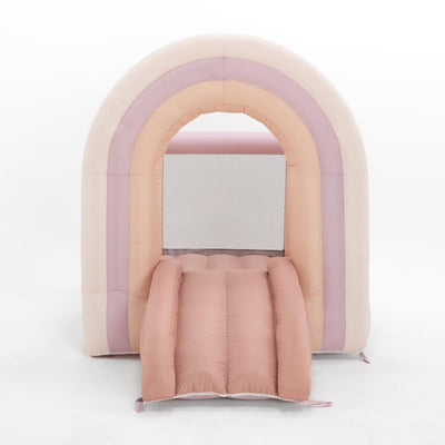 Pink Rainbow Bounce House 8x8