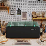 Gluwphy 10w Laser Engraver 8-in-1 Enclosure Class 1 Laser Engraver and Cutter Machine,Built-in Smoke Filtering System with Air Assist and Honeycomb Gluwphy