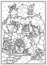 Creative Haven Enchanted Christmas Coloring Book (Adult Coloring Books: Christmas) Dover Publications