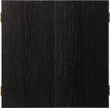 Viper Hideaway Cabinet & Steel-Tip Dartboard Ready-to-Play Bundle, Reversible Standard and Baseball Game Options with Two Sets of Steel-Tip Darts and Chalk Scoreboards, Black Matte Finish Viper