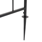 VINGLI Garden Arbor, Arch for Wedding Ceremony Party, Christmas Garden Decor Steel Garden Trellis for Plant Climbing, Pergola for Garden, Backyard, Lawn (Bridge Top) VINGLI