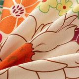 Makimoo Set of 4 Outdoor Dining Chair Cushions, Comfort Patio Seating Cushions, 44 x21x4.5 inch, Single Welt and Zipper, Blooming Fiesta Makimoo