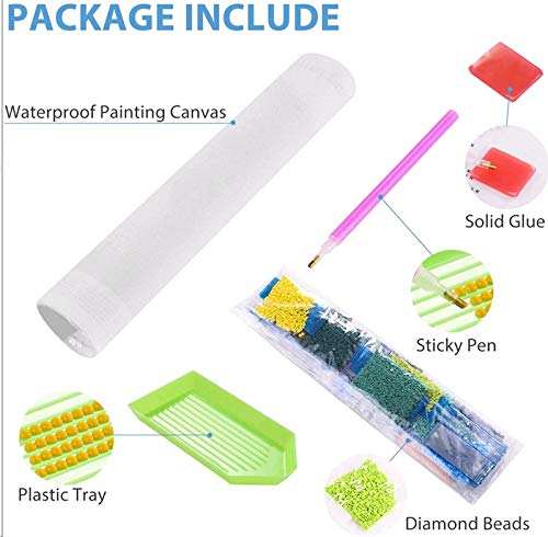 DIY 5D Full Drill Grains Spices Spoon Peppers Kitchen Square Diamond Art Painting by Number Kits for Adults & Crystal Cross Stitch for Home Kitchen Wall Decoration Gift 40x30CM/16x12IN WoodArtSupply