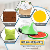 Honoson Mini Craft Iron, Small Portable Heat Press Heat Transfer Machine with Mesh Cloth Pressing Cloth Pad Silicone Pad, Charging Base Accessories for T Shirt Shoe DIY Bag(Green) Honoson