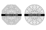Mandala Coloring Book: For Adults with 100 Magical Mandalas WoodArtSupply