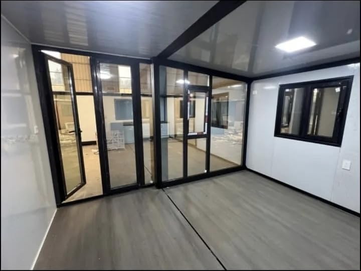 Luxury 30ft or 40ft Prefab Container House: 3 Bedrooms,1 Living Room, Fully Equipped 1 Bathroom & Kitchen, Foldable Mobile Home for Adults, Easy Setup & Transport - WoodArtSupply