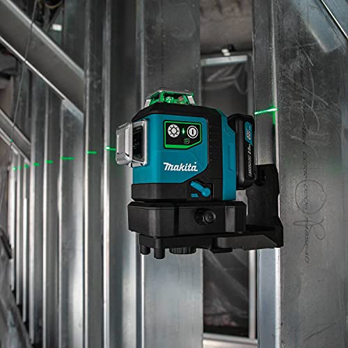 Makita SK700GDNAJ 12V max CXT® Lithium-Ion Cordless Self-Leveling 360° 3-Plane Green Laser Kit (2.0Ah), Class II, 510-530 nm, <2 mW - WoodArtSupply