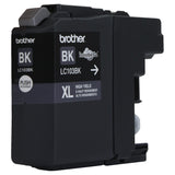 Brother Genuine High Yield Black -Ink -Cartridge, LC103BK, Replacement Black -Ink, Page Yield Up To 600 Pages, Amazon Dash Replenishment -Cartridge, LC103, 1 OEM -Cartridge Brother