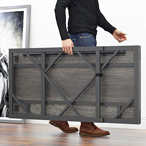 Elephance Folding Desk Writing Computer Desk for Home Office, No-Assembly Study Office Desk Foldable Table for Small Spaces Elephance