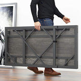 Elephance Folding Desk Writing Computer Desk for Home Office, No-Assembly Study Office Desk Foldable Table for Small Spaces Elephance