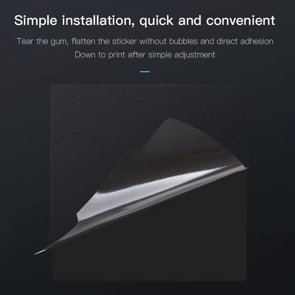 Creality 2 PCS Ender 3 Bed Ultra-Flexible Removable Magnetic Removable Build Surface Hotbed Cover Print Platform Kit for Ender 3 Neo/Ender 3 V2 Neo/Ender 3 S1/Ender 3 S1 Pro/Ender 3 V3 SE 235x235mm Creality