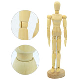 Artist Wooden Manikin Mannequin Sketching Lay Figure Drawing Model Aid Human Figure Artist Draw Painting Model Mannequin Jointed Doll for Art Drawing Human Figure UpTuoLi