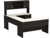 Bestar, Ridgeley Collection, 3-Piece Set Including a U-Shaped Desk with Hutch, a Lateral File Cabinet, and a Bookcase Bestar