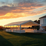 Quictent 16x32 Party Tent Heavy Duty Outdoor Canopy Tent Carport Wedding Event Shelter BBQ Wedding Tents for Parties with Storage Bags(Church) Quictent