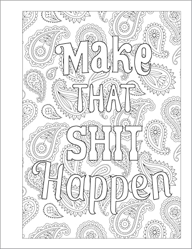 You Are a F*cking Rock Star: A Motivational Swear Word Coloring Book for Adults WoodArtSupply