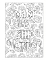 You Are a F*cking Rock Star: A Motivational Swear Word Coloring Book for Adults WoodArtSupply