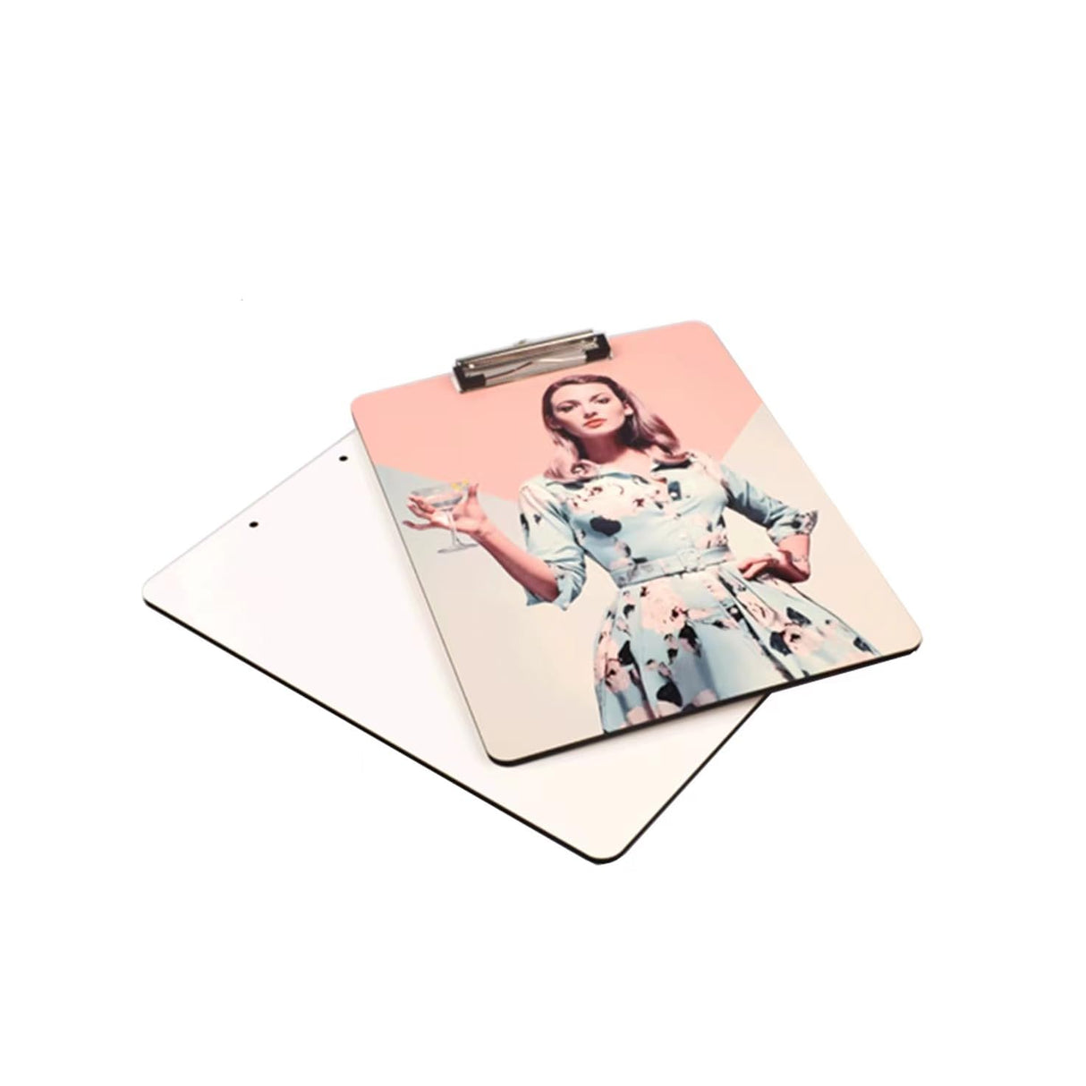 2pcs PU Clipboards, Sublimation Clipboards Office whiteboard Low Profile Folder Standard A4 Letter Size for use in Offices and classrooms Zeloyaut