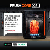 Original Prusa CORE One, Ready-to-use FDM 3D Printer, Assembled and Tested, Removable Print Sheets, 1kg Prusament PLA Spool Included, Print Size 9.8 x 8.6 x 10.6 in ORIGINAL PRUSA
