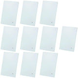 10 PCS Sublimation Glass Photo Frames Bulk, Blank Tempered Glass Frames, Glass Picture Frames 4.3 x 6.3 Inches Heat Transfer Frames with Display Stands for DIY Personalized Gift Tideme