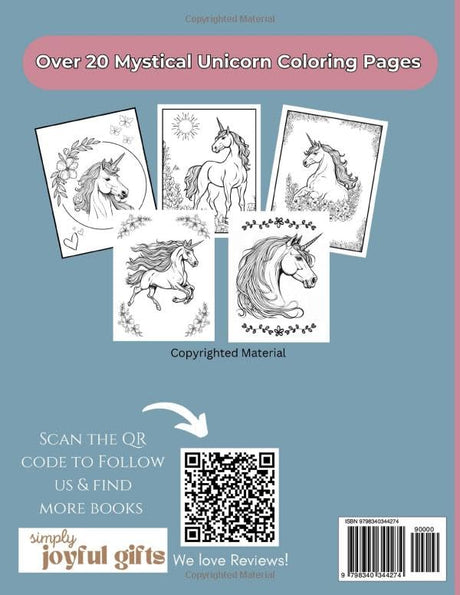 Mystical Unicorn Dreams Coloring Book WoodArtSupply