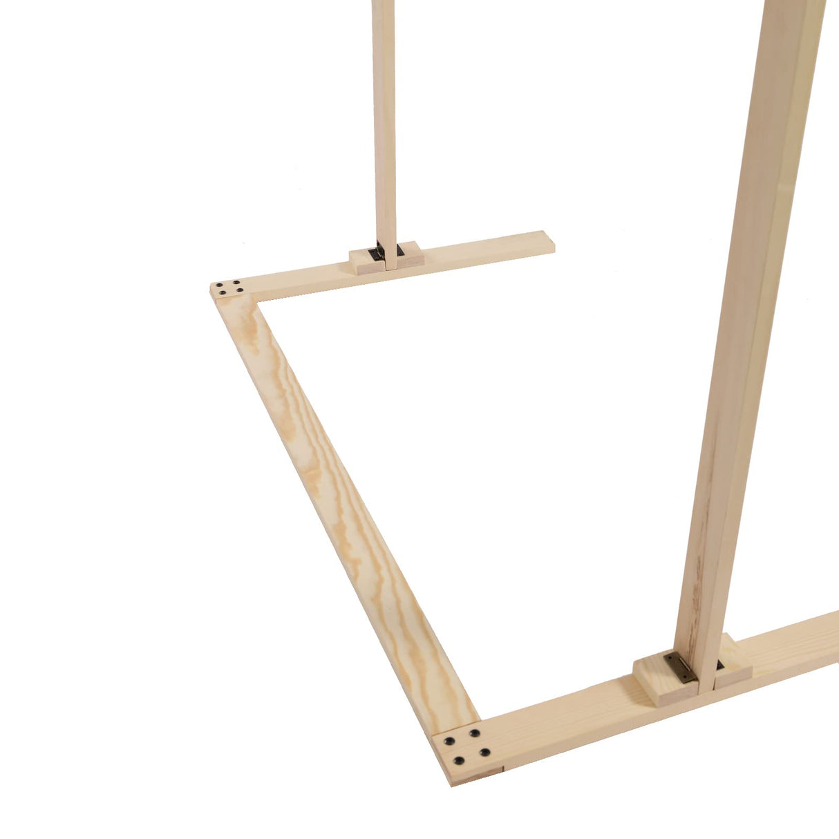 AKaSping Wooden Wedding Arch 3.8 * 7.0FT Square Rustic Wood Arch Wedding Backdrop Stand Wood Background Bracket Frame for Garden Ceremony Parties Lawn Decor AKaSping