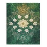 Green Floral kaleidoscope-107279 Diamond Painting Kits, DIY 5D Paint for Adults Kids, Full Drill Crystal Diamond Drawing Suitable for Home Wall Decoration Fhuyiks