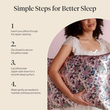 Bridgerton x Kitsch Satin Pillowcase with Zipper for Hair & Skin - Softer Than Silk Pillow Cases, Cooling Satin Pillow Case, Wrinkle-Free - King Size Satin Pillow Case (19x36) - Wisteria Kitsch